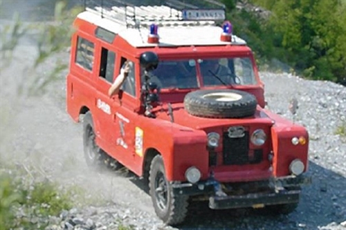 Land Rover Fire Truck