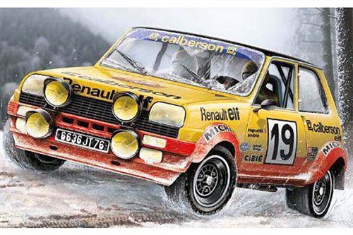 Renault R5 Alpine Rally 124 Plastic Model Kit