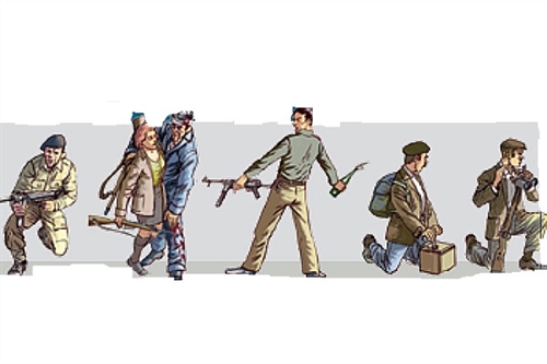 135 Partisans Scale Plastic Model Kit