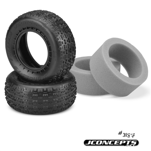 SCT Swaggers 2.2"/3.0" Tyres with Inserts, Pink Compound