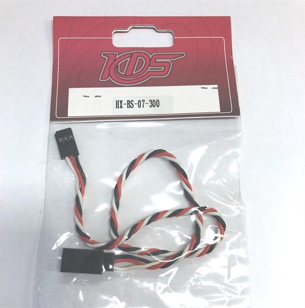 Twisted Extension Lead 300mm (Futaba Style)