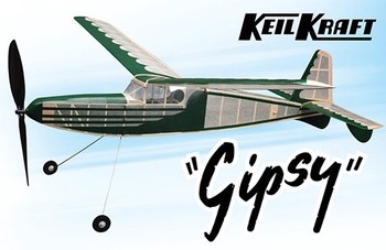Keil Kraft Gipsy Kit - 40 Free-Flight Rubber Duration A-KK2050