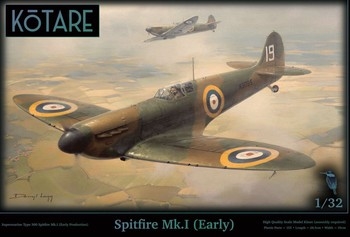 Spitfire MK I Early version with three markings