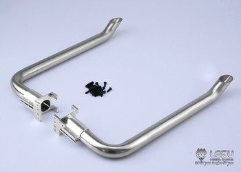 Lesu 1/14 Tall Exhausts With Angled Ends
