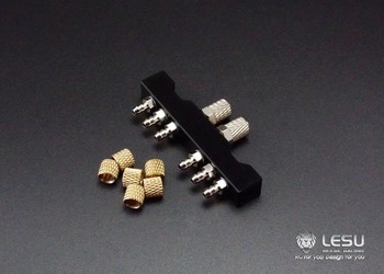 Lesu 1/14 Hydraulic Dual 3-Way Coupler Block