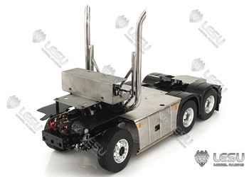 Lesu 1/14 Volvo 6x6 Chassis With Twin Exhausts And Chassis Mounted Lockers