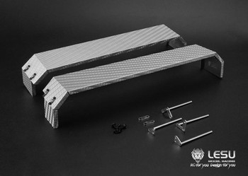 Lesu 1/14 Dual Axle Chequerplate Wheel Arches (Square Type)