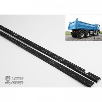 Lesu 1/14 600mm 4-Axle Chassis Rails (2+2 Tipper Config)