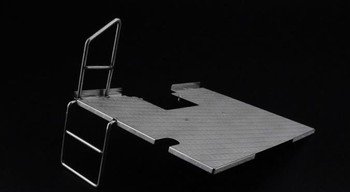 Lesu 1/14 Tread Plate Chassis Cover With Steps
