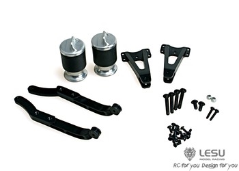 Lesu 1/14 Twin Air Bag Suspension Setup For 1 Axle