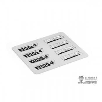 Lesu 1/14 Euro 4 Cab Badges