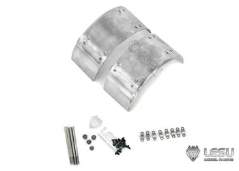 Lesu 1/14 Stainless Steel Single Axle Wheel Arches