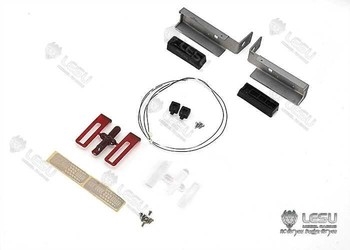 Lesu 1/14 Volvo FH16 Rear Lights On Brackets (Standard Height With Spotlights)