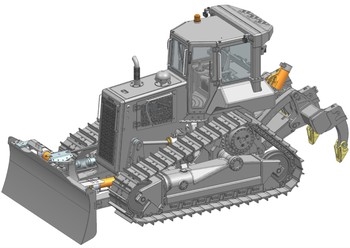 Lesu 1/14 Aoue DT-60 Bulldozer Kit