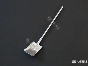 Square shovel with straight handle