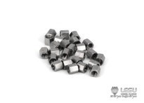 Lesu Low profile M2x2mm stainless steel nuts for wheels (Pack of 10)