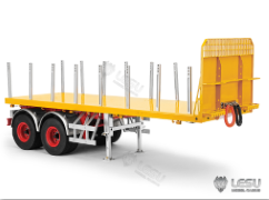 LS-A0013-A 20ft 2 axle flatbed semi trailer with lights (Unpainted)