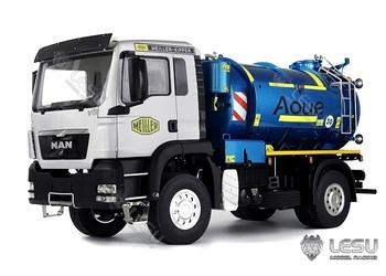 LESU 1/14 MAN 4X4 sewage suction tanker truck