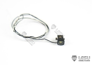 LESU 1/14 Small rectangular spotlight on fixed mount
