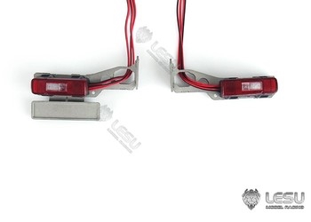 LESU 1/14 Volvo tail lights type 3 with LEDs on slim brackets