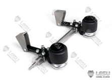 Lesu 1/14 Low loader trailer axle with airbag suspension