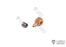 Lesu 3mm flex to 2.5mm solid tube 90 degree fitting