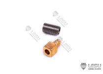Lesu 3mm solid tube to 4mm flex tube inline fitting