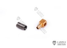Lesu 4mm flex to 3mm solid tube 90 degree fitting
