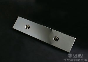 Lesu 1/14 Plain Front Slab Bumper