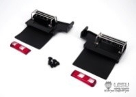 Lesu 1/14 Rear light housings with guards and rubber mud flaps