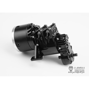 Lesu 1/14 Planetary Gearbox with Transfer Box - 2 Speed (15:1 & 10:1)