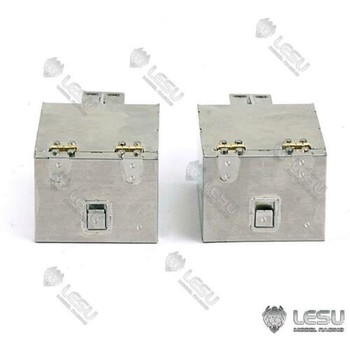 Lesu 1/14 MAN metal tool boxes (pair)
