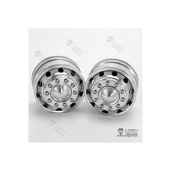 Lesu 1/14 Volvo Front Wheels (Bearing) - Type 2