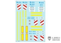Lesu 1/14 Hazard Plate Decal Set
