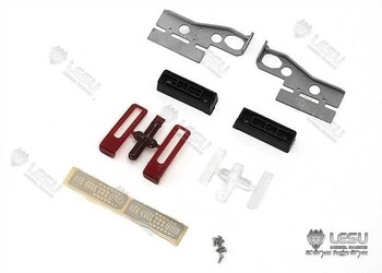 Lesu 114 Volvo FH16 Rear Lights On Brackets Lowered Without Spotlights