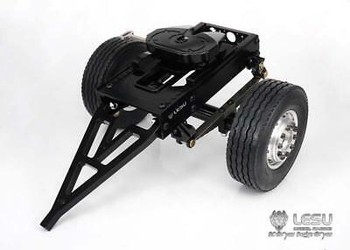 Lesu 114 Drawbar Dolly with Super Single Wheels and Tyres
