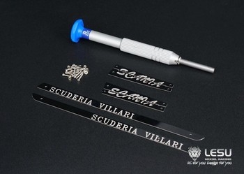 Lesu 114 Scania Metal Sticker