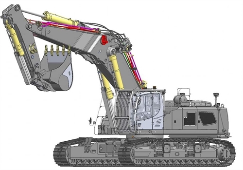 BA-B0028-KIT LR960 full hydraulic excavator (Kit version)