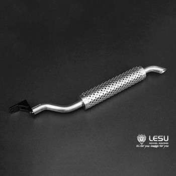 Vertical Exhaust Pipe with Heat Shield - Type C