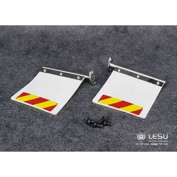 Lesu 114 Mud Flaps White
