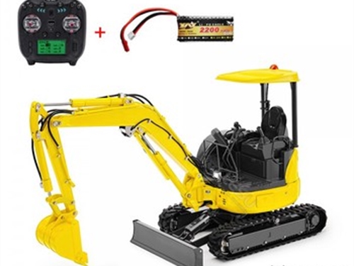 BA-B0003-RTR-P PC30 Small hydraulic Excavator (6-way reversing valve) (RTR with radio and battery)