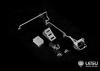 Lesu 114 Grab rail with steps and wheel chock for Arocs