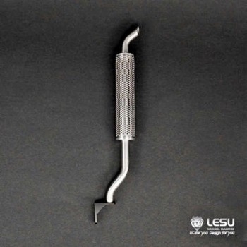 Lesu 114 Vertical Exhaust Pipe with Heat Shield - Type B