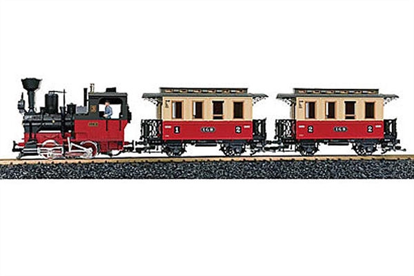LGB 72302 Marklin G (Narrow Gauge) Garden Railway Passenger Train Starter Set
