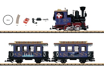 LGB 70305 Marklin G Narrow Gauge Garden Railway Christmas Train Starter Set