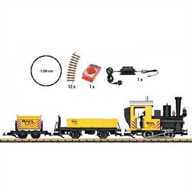 LGB 78503 Marklin G Narrow Gauge Garden Railway Construction Site Train Starter Set
