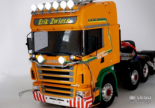 thumbnail image 2 of TAMIYA 1/14 Scale Scania 770S 6x4 Truck Roof Spotlights – Model Car Accessory 2 of 6