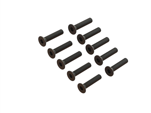 Flat Head Screw M2x10mm 10pcs