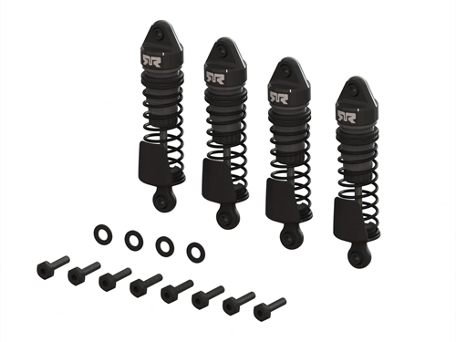 Aluminum Shock Set 58mm Length 2000cSt Oil 4 Gunmetal