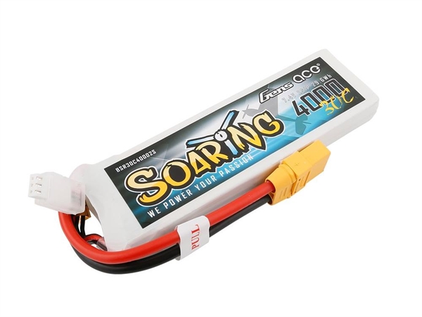 Li-Po 2S 7.4V 4000mAh 30C Soaring with XT90